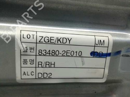 Rear left window mechanism HYUNDAI TUCSON (JM) 2.0 CRDi All-wheel Drive | BP8058922C24 