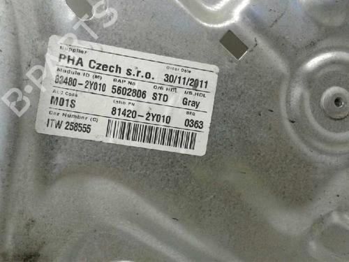 Rear right window mechanism HYUNDAI ix35 (LM, EL, ELH)  | BP17055243C25 