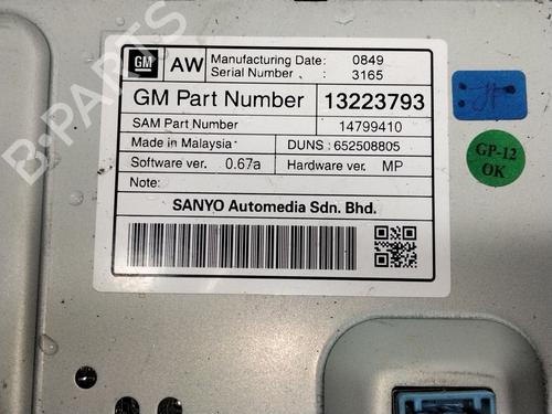 Display monitor OPEL INSIGNIA A Sports Tourer (G09)  | BP17322557C48 