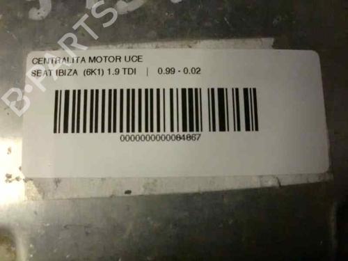 Engine control unit (ECU) SEAT IBIZA II (6K1) 1.9 TDI | BP156607M57 