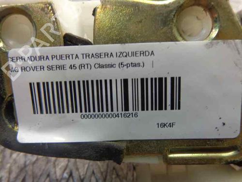 Rear left lock ROVER 45 I Hatchback (RT)  | BP609320C100 