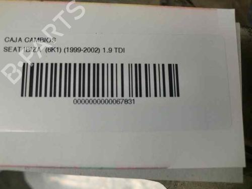 Gearbox SEAT IBIZA II (6K1) 1.9 TDI | BP176227M3 