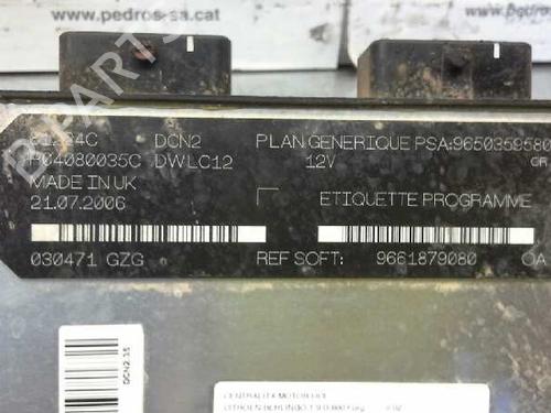 Engine control unit (ECU) CITROËN BERLINGO / BERLINGO FIRST Box Body/MPV (M_)  | BP151809M57 