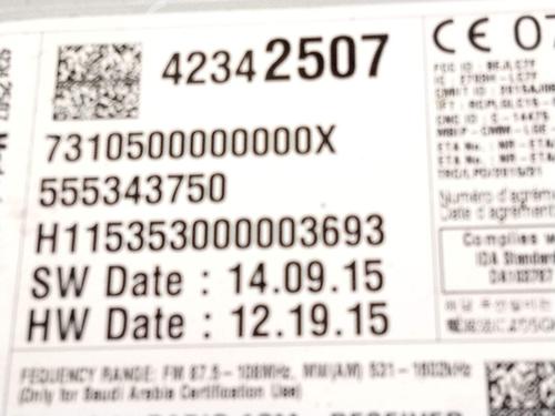 Radio OPEL CORSA E (X15) 1.4 (08, 68) | BP32325954E6 - Image 3