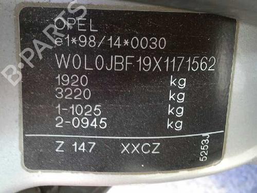 Right taillight OPEL VECTRA B (J96) 2.0 DTI 16V (F19) | BP5211406C35 