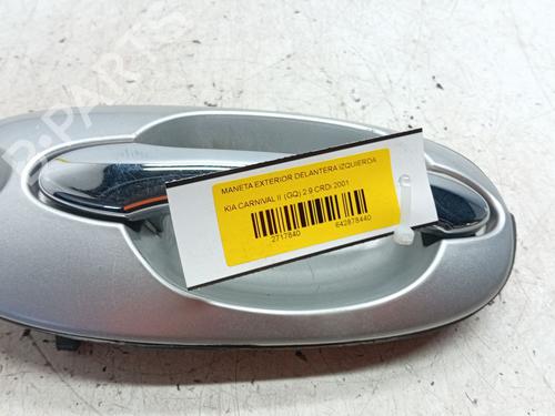 Used Front left exterior door handle KIA CARNIVAL II (GQ) 2.9 CRDi (144 hp) 25769580