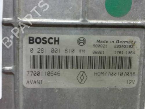 Engine control unit (ECU) RENAULT MEGANE I Coach (DA0/1_)  | BP185852M57 