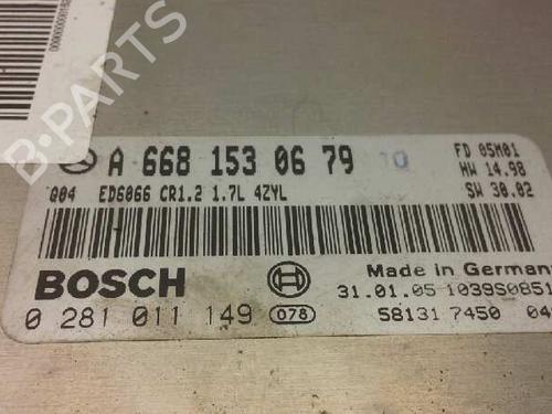 Engine control unit (ECU) MERCEDES-BENZ VANEO (414)  | BP1042719M57 