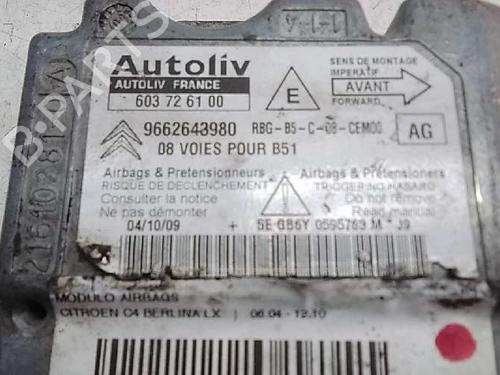 ECU airbags CITROËN C4 I (LC_)  | BP14321436M53 