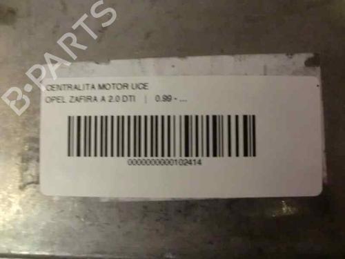 Computer motormanagement OPEL ZAFIRA A MPV (T98) 2.0 DTI 16V (F75) | BP156667M57 