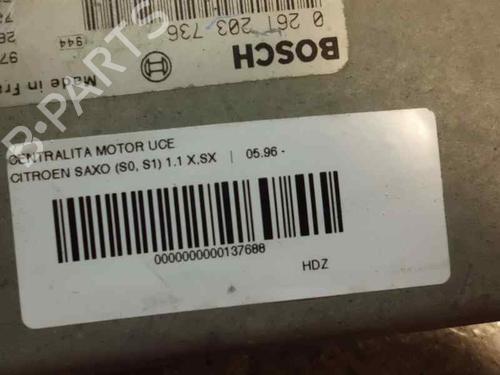 Engine control unit (ECU) CITROËN SAXO (S0, S1)  | BP151543M57 