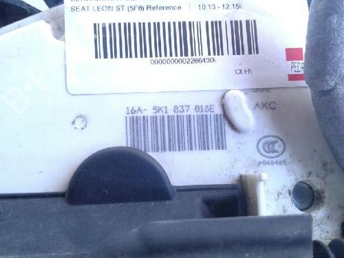 Front right lock SEAT LEON ST (5F8) 1.6 TDI | BP7257178C97 
