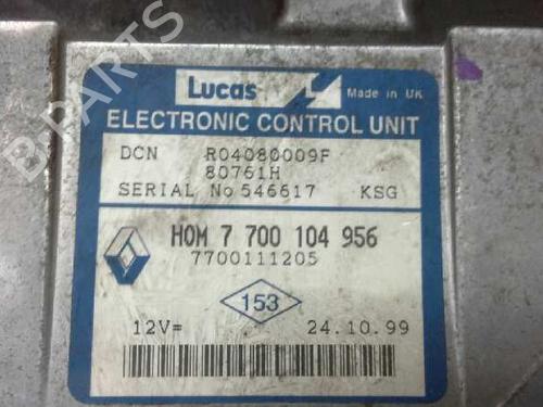 Engine control unit (ECU) RENAULT CLIO II (BB_, CB_) 1.9 D (B/CB0E, BB0J) | BP150966M57 