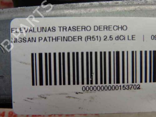 Rear right window mechanism NISSAN PATHFINDER III (R51)  | BP149963C25 