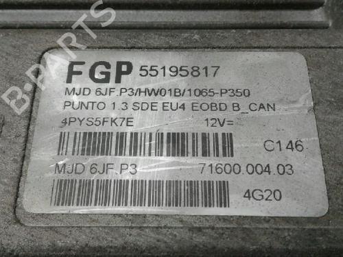 Motorstyringsenhed FIAT PUNTO (188_) 1.3 JTD 16V | BP11330269M57