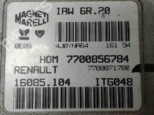 Engine control unit (ECU) RENAULT TWINGO I (C06_)  | BP1507261M57 