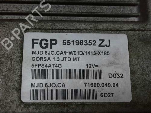 Engine control unit (ECU) OPEL CORSA C (X01)  | BP1040745M57 
