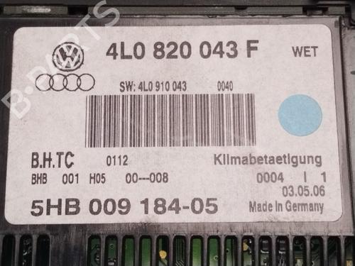 Climate control AUDI Q7 (4LB) 3.0 TDI quattro | BP30043934I5