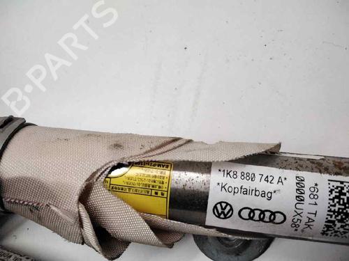 Right curtain airbag VW SCIROCCO III (137, 138)  | BP7537976C12 