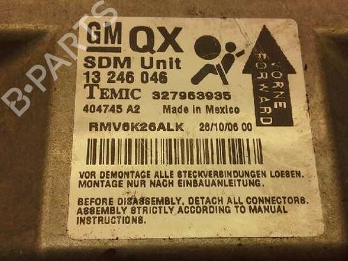 ECU airbags OPEL ZAFIRA / ZAFIRA FAMILY B (A05)  | BP831682M53 