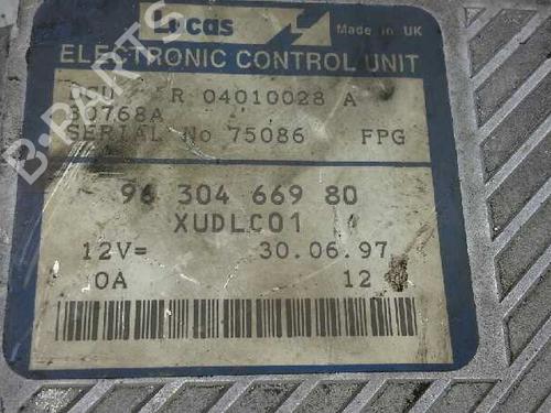 Engine control unit (ECU) PEUGEOT 406 (8B) 2.1 TD 12V | BP150467M57 