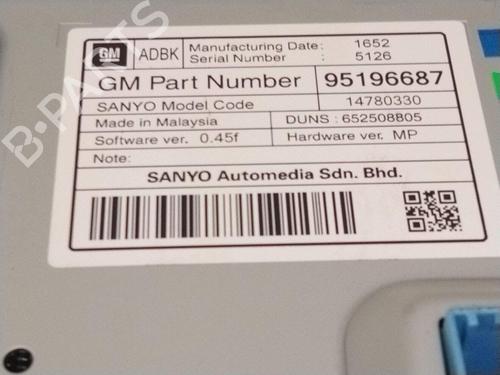 Display monitor OPEL ASTRA J (P10) 2.0 CDTI (68) | BP22720339C48 - Image 4