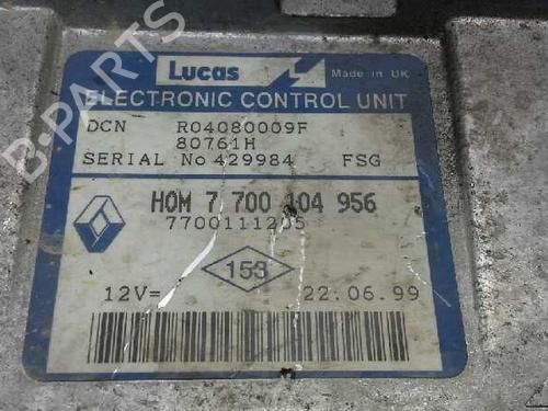 Engine control unit (ECU) RENAULT CLIO II (BB_, CB_)  | BP1448839M57 