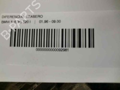Rear differential BMW 5 (E39) 520 i | BP1864503M24 