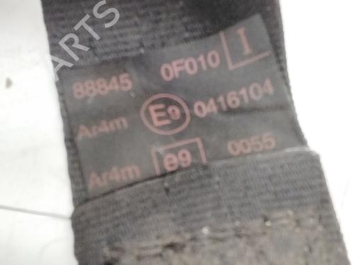 Rear left seatbelt NISSAN TERRANO II (R20) 2.4 i 12V 4WD | BP25225890I29 