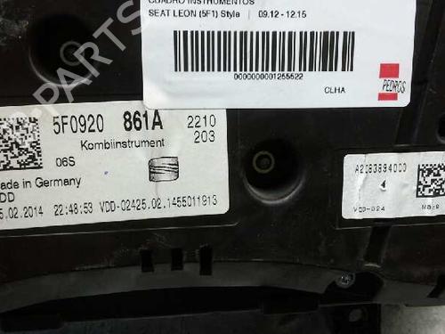 Instrument cluster SEAT LEON (5F1) | BP248932C47