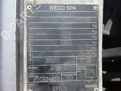 Intercooler IVECO DAILY III Van 35 C 17, 35 S 17 | BP2330430M30 