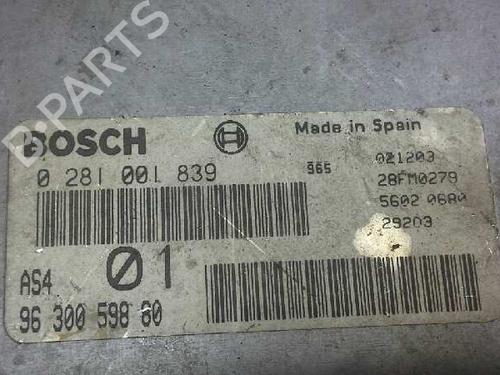 Engine control unit (ECU) CITROËN SAXO (S0, S1) 1.5 D | BP1232678M57 