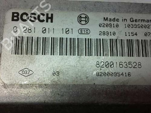 Computer motormanagement RENAULT LAGUNA II (BG0/1_)  | BP151055M57 