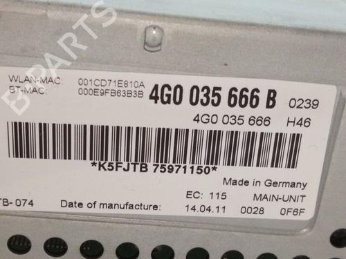 Radio AUDI A6 C7 (4G2, 4GC) 3.0 TDI quattro | BP19663091E6 