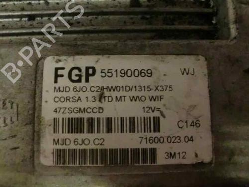Engine control unit (ECU) OPEL CORSA C (X01) 1.3 CDTI (F08, F68) | BP185799M57 