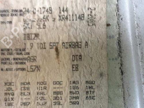 Engine control unit (ECU) SEAT IBIZA II (6K1) 1.9 TDI | BP852262M57 