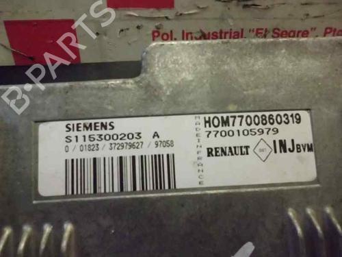 Engine control unit (ECU) RENAULT MEGANE I (BA0/1_) 1.6 e (BA0F, BA0S) | BP151598M57
