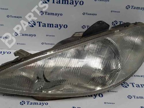 Venstre forlygte PEUGEOT 206 Hatchback (2A/C) 1.4 i (75 hp) 104894