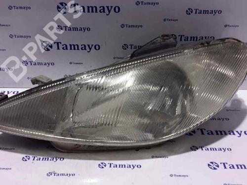 Used Left headlight PEUGEOT 206 Hatchback (2A/C) 1.4 i (75 hp) 104903