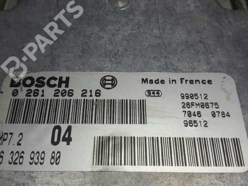 Engine control unit (ECU) PEUGEOT 206 Hatchback (2A/C)  | BP199938M57 