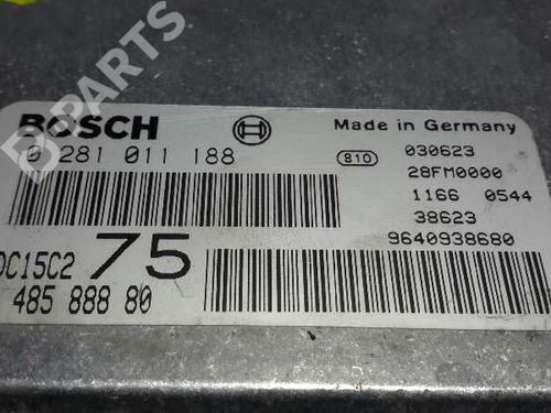 Engine control unit (ECU) PEUGEOT 206 Hatchback (2A/C)  | BP202512M57 