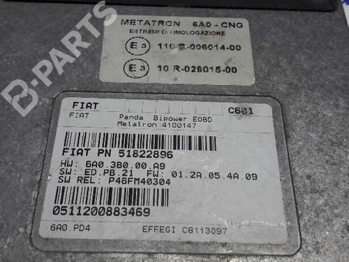 Engine control unit (ECU) FIAT PANDA (169_)  | BP898474M57 