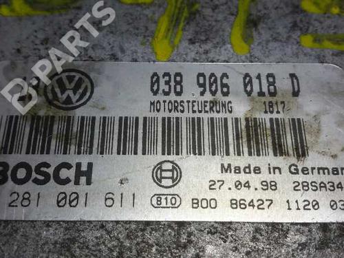 Engine control unit (ECU) VW GOLF IV (1J1) 1.9 TDI | BP882742M57 
