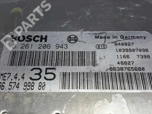Engine control unit (ECU) PEUGEOT 307 (3A/C) 1.6 16V | BP914864M57 