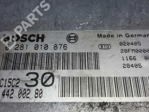 Engine control unit (ECU) PEUGEOT 406 Coupe (8C) 2.2 HDI | BP2968229M57 