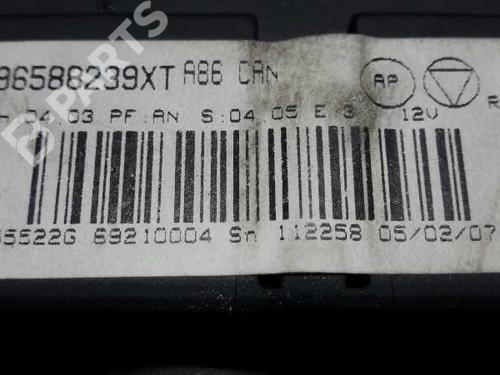 Climate control CITROËN C3 II (SC_) 1.4 HDi 70 (SC8HZC, SC8HR0, SC8HP4) | BP883550I5 