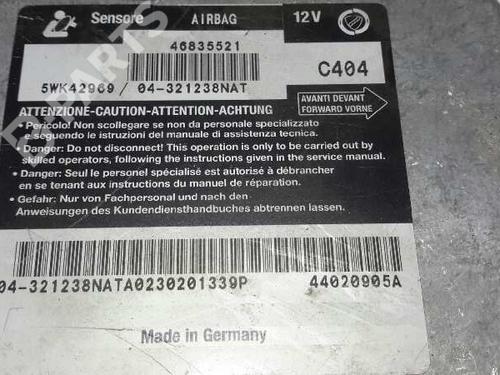 Airbag module FIAT STILO (192_) 1.9 D Multijet | BP886275M53 