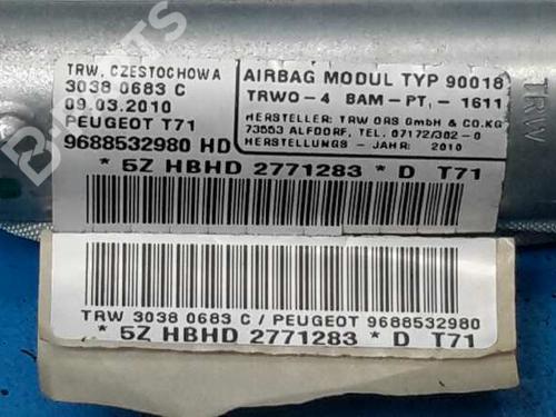 Left curtain airbag PEUGEOT 308 I (4A_, 4C_) 1.6 16V | BP2968532C11 