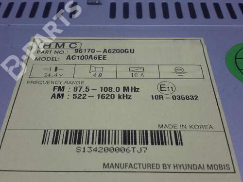 Radio HYUNDAI i30 (GD)  | BP882897E6 