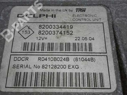 Engine control unit (ECU) RENAULT MEGANE II (BM0/1_, CM0/1_) 1.5 dCi (BM0F, BM0T, BM2B, CM0F, CM0T) | BP887106M57 